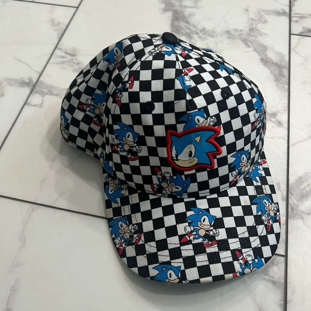 Sonic the Hedgehog Kids Checkered Hat